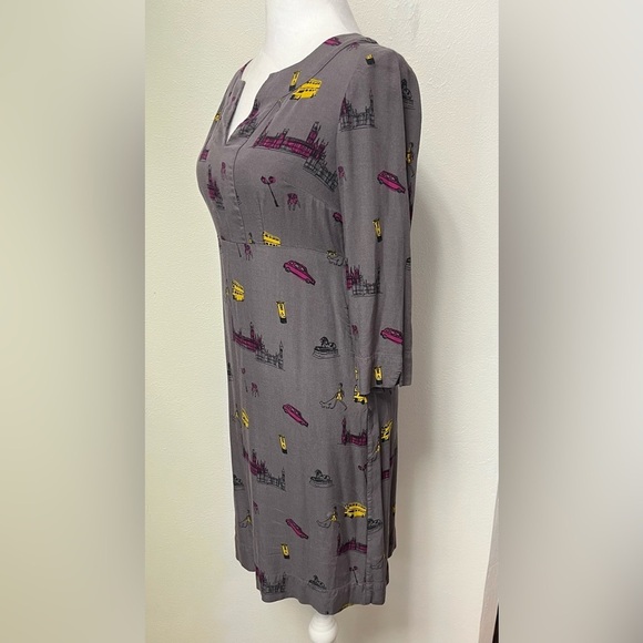 BODEN WO020 Alexandra London
Dress Shift Gray Yellow School Bus
Artsy Size 2 - Picture 4 of 7